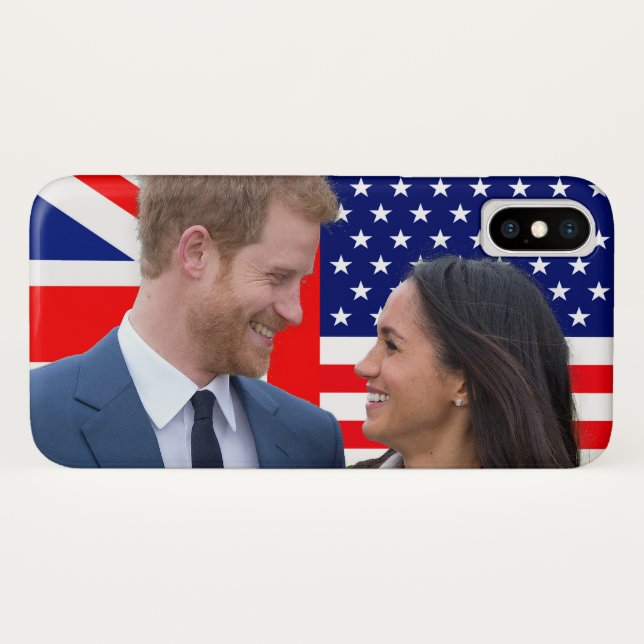 Capa Para iPhone, Case-Mate Royal Wedding Harry e Meghan (Verso (Horizontal))
