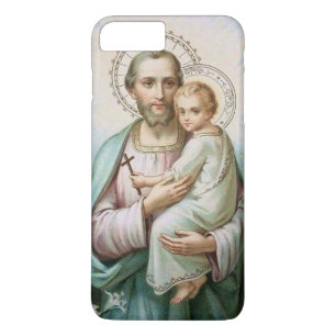 Capa iPhone 8 Plus/7 Plus Rua, Joseph Baby Jesus Cross Lily