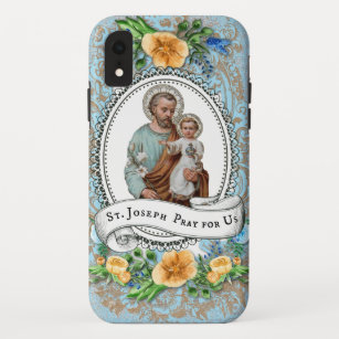 Capa Para iPhone Da Case-Mate Rua Religiosa. Joseph Baby Jesus Vintage Floral