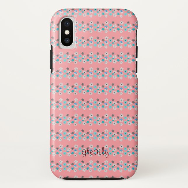 Capa Para iPhone, Case-Mate Rustic Modern Floral (Verso)