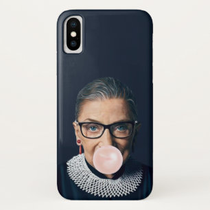 Capa Para iPhone Da Case-Mate Ruth Bader Ginsburg soprando a pastilha elástica r