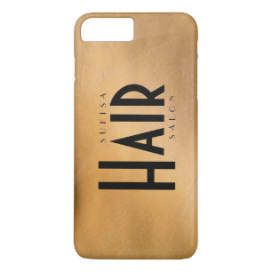 Capa Para iPhone Da Case-Mate Salão de Cabelo Cobre Metálico
