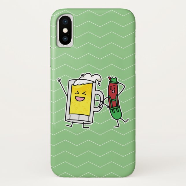 Capa Para iPhone, Case-Mate Salsicha de cerveja Octoberfest Oktoberfest (Verso)