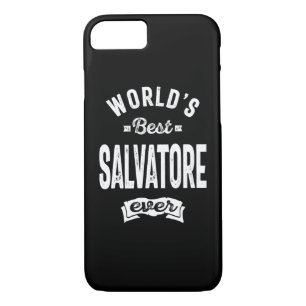 Capa iPhone 8/ 7 Salvatore Nome Personalizado Aniversário