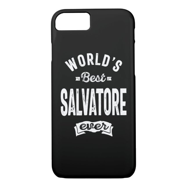 Capa Para iPhone, Case-Mate Salvatore Nome Personalizado Aniversário (Verso)