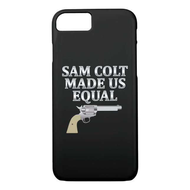 Capa Para iPhone, Case-Mate Sam Colt nos fez iguais (Verso)