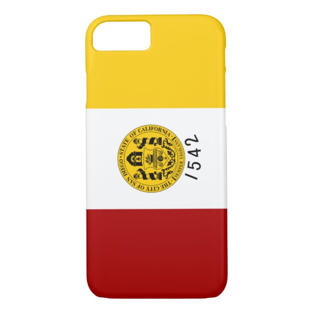 Capa Para iPhone, Case-Mate San Diego Flag (Verso)