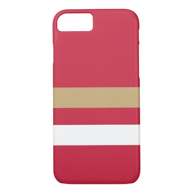 Capa Para iPhone, Case-Mate San Francisco Red&Gold (Verso)