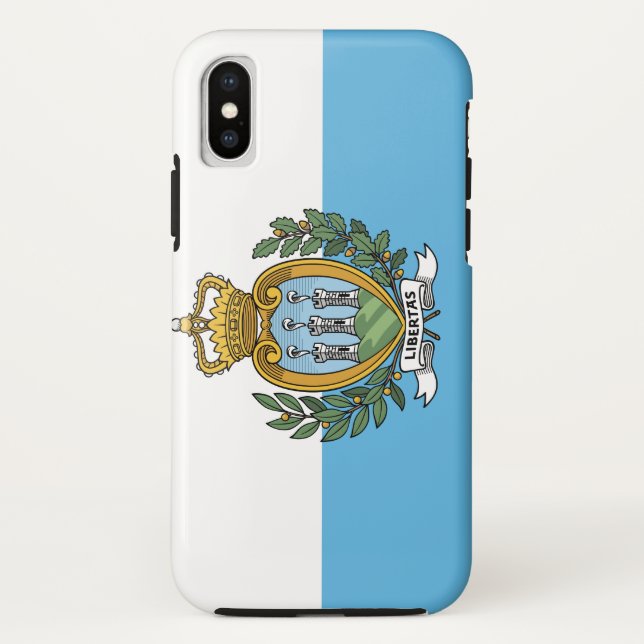 Capa Para iPhone, Case-Mate San Marino Flag (Verso)