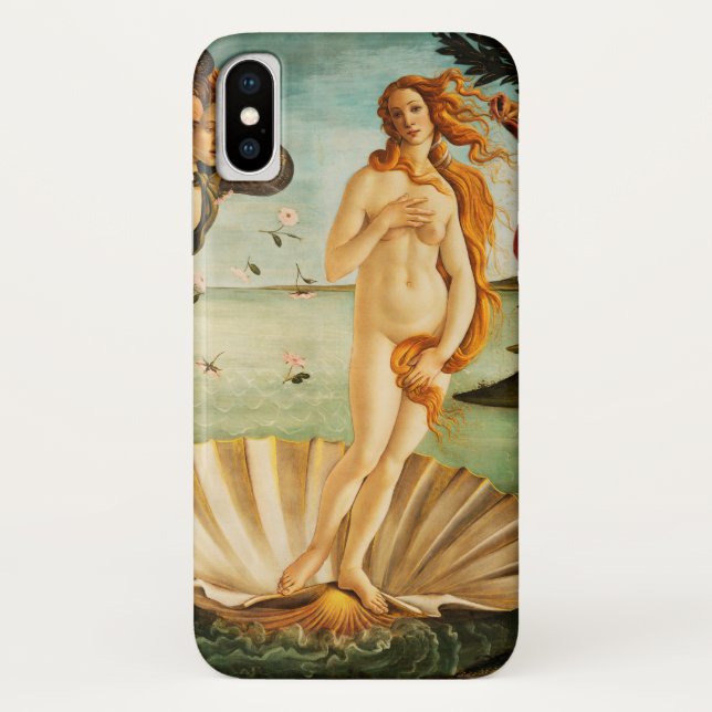 Capa Para iPhone, Case-Mate Sandro Botticelli O Nascimento de Vênus Belas Arte (Verso)