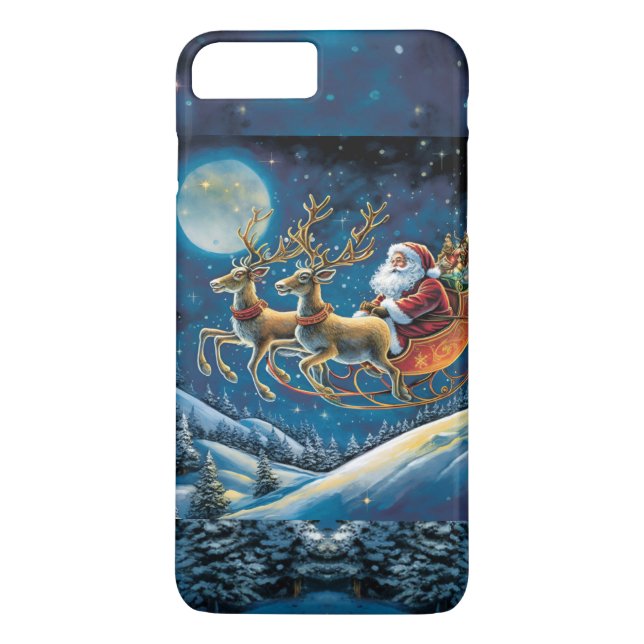 Capa Para iPhone, Case-Mate Santa Claus Sleigh (Verso)