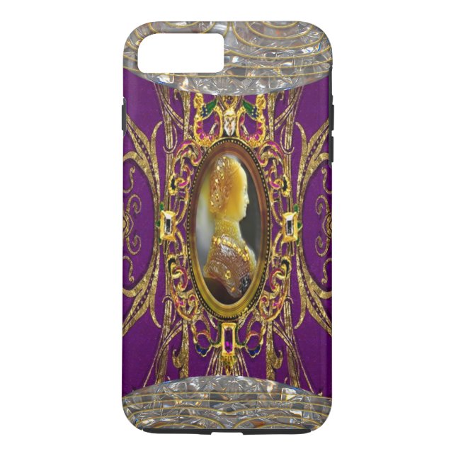 Capa Para iPhone, Case-Mate Sarashire Royale Cameo Victorian (Verso)
