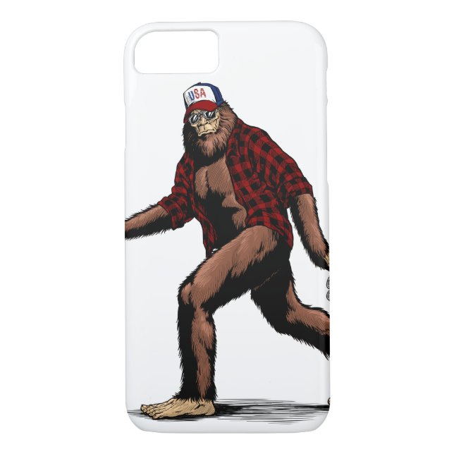 Capa Para iPhone, Case-Mate Sasquatch EUA (Verso)