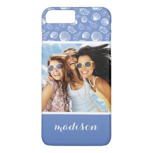 Capa Para iPhone Da Case-Mate Sassy Seashell Pattern   Sua Foto e Nome