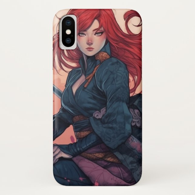 Capa Para iPhone, Case-Mate Scarlet Moon Kunoichi (Verso)