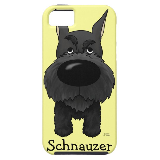 Capa Para iPhone, Case-Mate Schnauzer grande do nariz (Traseira)
