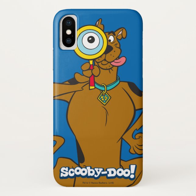 Capa Para iPhone, Case-Mate Scooby Doo Com Vidro De Ampliação (Verso)