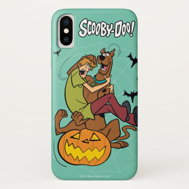 Capa Para iPhone, Case-Mate Scooby-Doo e Shaggy Halloween Fright (Verso)
