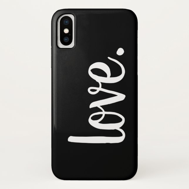 Capa Para iPhone, Case-Mate script chic LOVE. (Verso)
