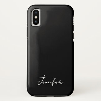 Capa Para iPhone Da Case-Mate Script de assinatura de nome personalizado preto m