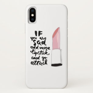 Capa Para iPhone Da Case-Mate Se você é triste adicione mais batom e vá ataque