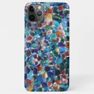 Capa Para iPhone 11 Pro Max Seaham Multicolor Sea Glass Cobrir telefônico