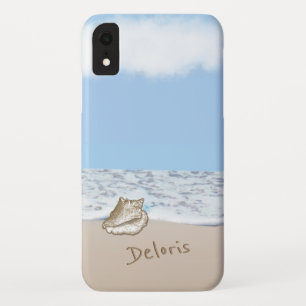 Capa Para iPhone Da Case-Mate Seashell Beach Monogrammed