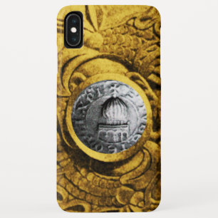 Capa Para iPhone XS Max SELO do amarelo do ouro dos CAVALEIROS TEMPLAR