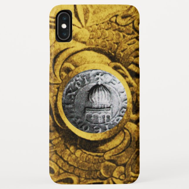 Capa Para iPhone, Case-Mate SELO DO MODELO KNIGHTS - amarelo (Verso)