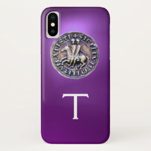 CAPA PARA iPhone X  SELO DO MODELO KNIGHTS MONOGRAMA