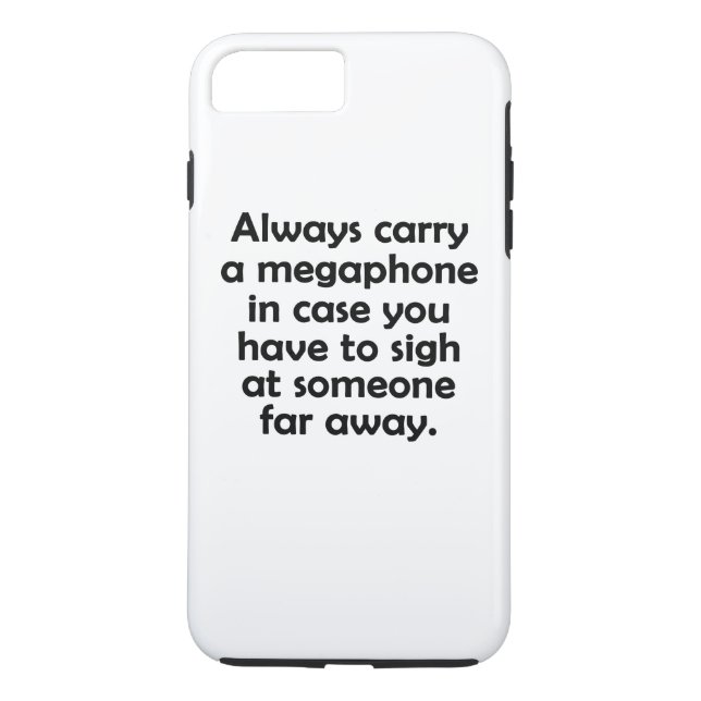 Capa Para iPhone, Case-Mate Sempre Carregar uma Megaphone (Verso)