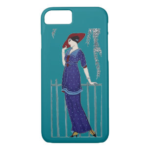 Capa iPhone 8/ 7 Senhora elegante 1920 de moda de Paris