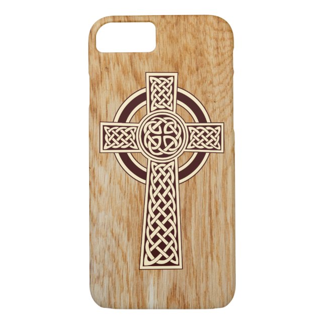 Capa Para iPhone, Case-Mate Sepia Woodcut Celta Cross (Verso)