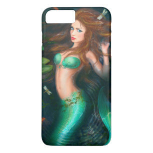 Capa Para iPhone Da Case-Mate Sereia bonita da fantasia no lago com lírios