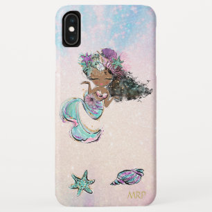 Capa Para iPhone Da Case-Mate Sereia Dourado do brilho do rosa de turquesa do