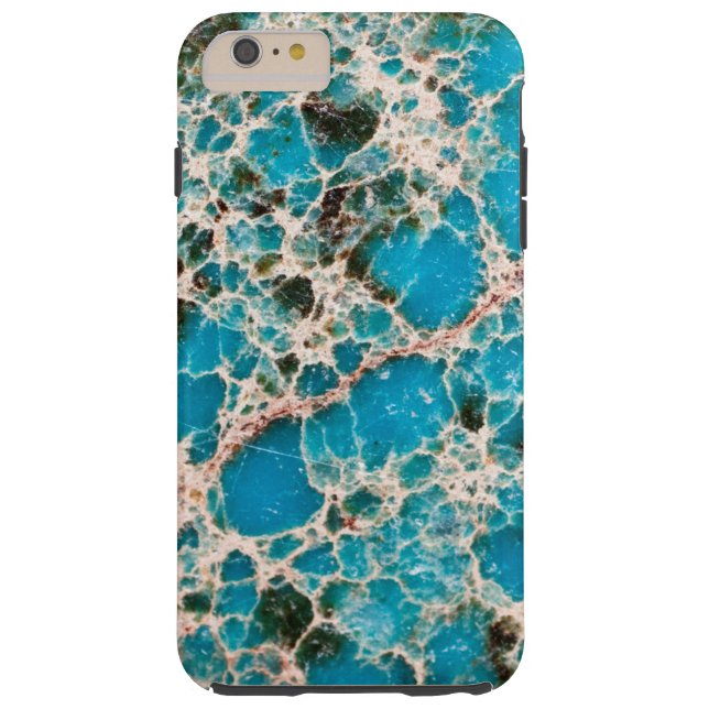 Capa Para iPhone, Case-Mate Série Gemstone - Mosaico Turquesa (Verso)