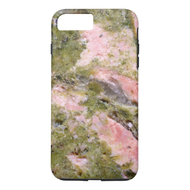 Capa Para iPhone, Case-Mate Série Gemstone - Thulite Rosa e Verde (Verso)