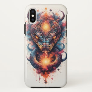 Capa Para iPhone Da Case-Mate Serpente Cósmica Vívida Com Espaço Expansivo