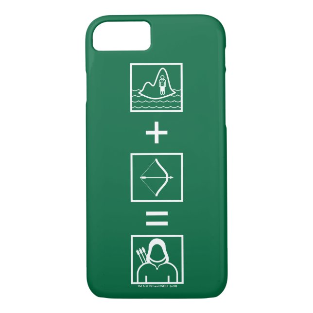Capa Para iPhone, Case-Mate Seta | Equação de Seta Verde (Verso)