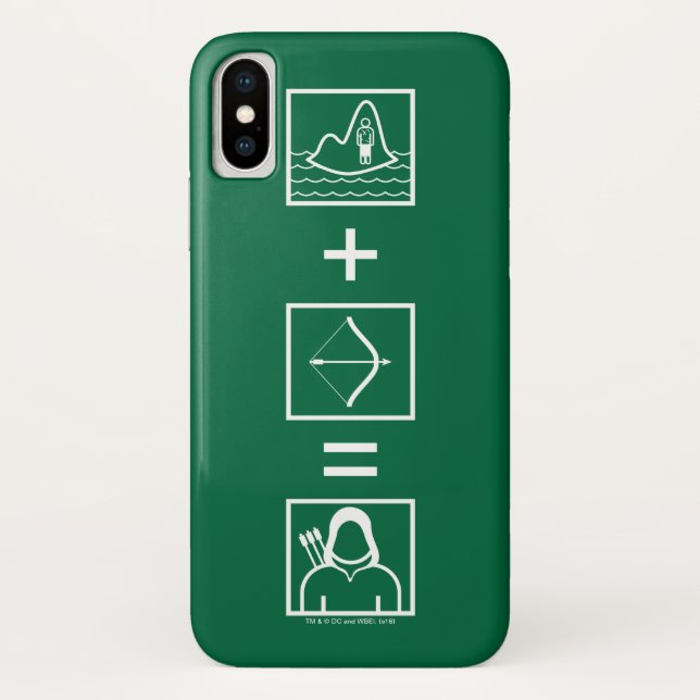 Capa Para iPhone, Case-Mate Seta | Equação de Seta Verde (Verso)