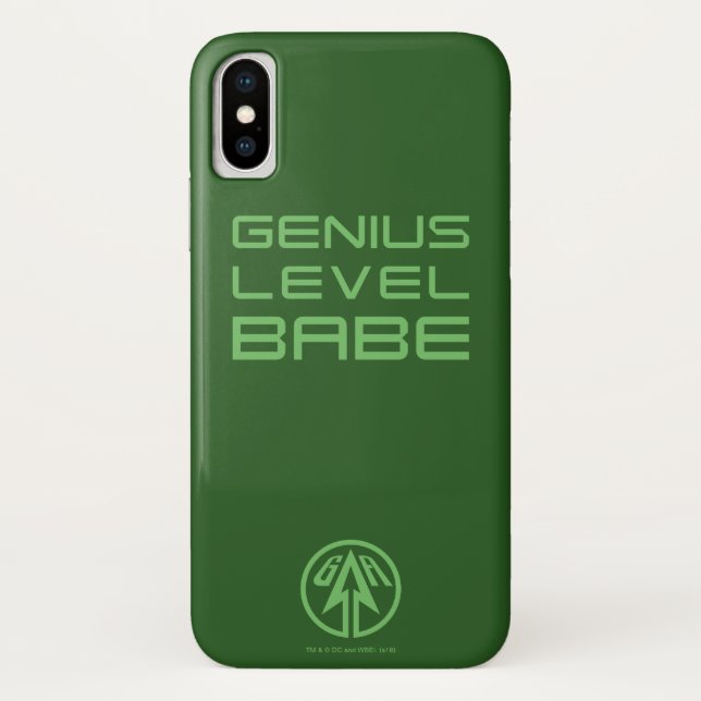 Capa Para iPhone, Case-Mate Seta | Gênio Nível Babe (Verso)