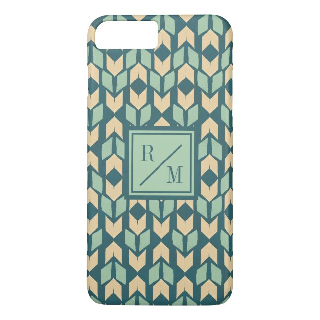 Capa Para iPhone, Case-Mate Seta geométrica exterior da cerceta de etapa | do (Verso)