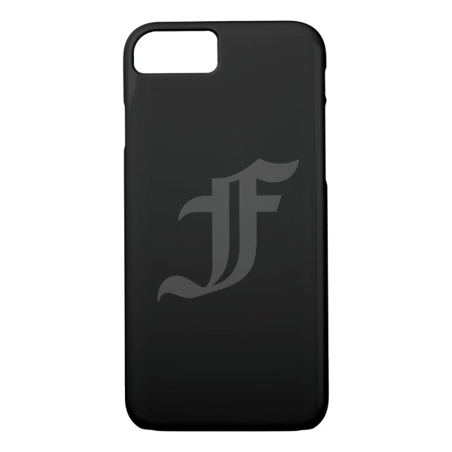 Capa Para iPhone, Case-Mate Seu design masculino das cinzas e do preto da (Verso)