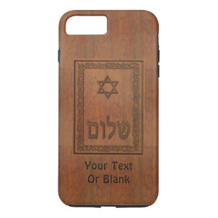 Capa Para iPhone Da Case-Mate Shalom De Madeira Esculpida