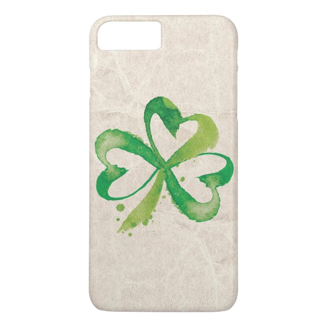 Capa Para iPhone, Case-Mate Shamrock Artístico Brushstrokes (Verso)