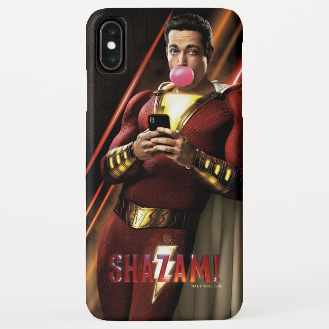 Capa Para iPhone, Case-Mate SHAZAM! | Goma-Bolha de Escamas (Verso)