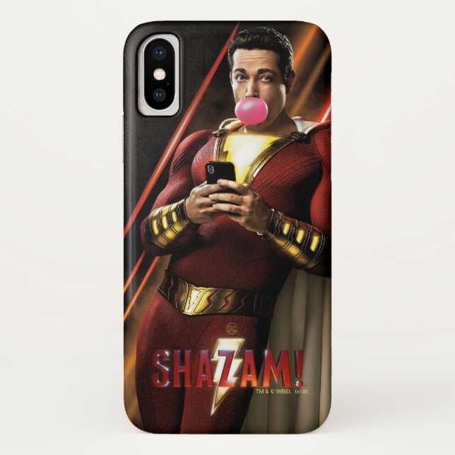Capa Para iPhone, Case-Mate SHAZAM! | Goma-Bolha de Escamas (Verso)