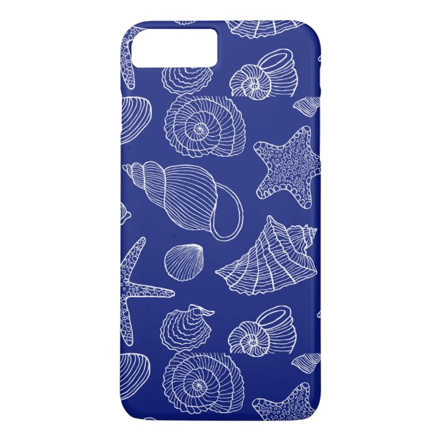 Capa Para iPhone, Case-Mate Shell azul brilhante modela (Verso)