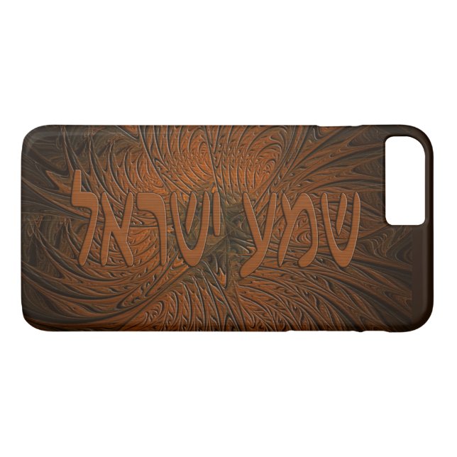 Capa Para iPhone, Case-Mate Shema de Madeira Cintada Yisrael (Verso (Horizontal))