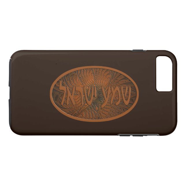 Capa Para iPhone, Case-Mate Shema de Madeira Cintada Yisrael (Verso (Horizontal))